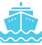 ship-ocean-freight-blue Ocean freight blue ship icon